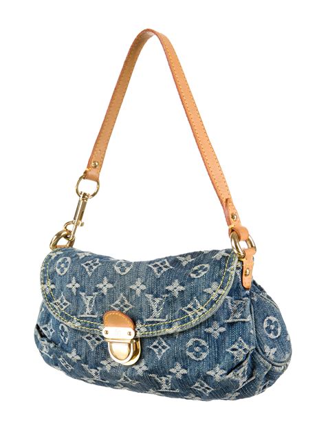 louis vuitton denim mini pleaty bag|louis vuitton denim speedy bag.